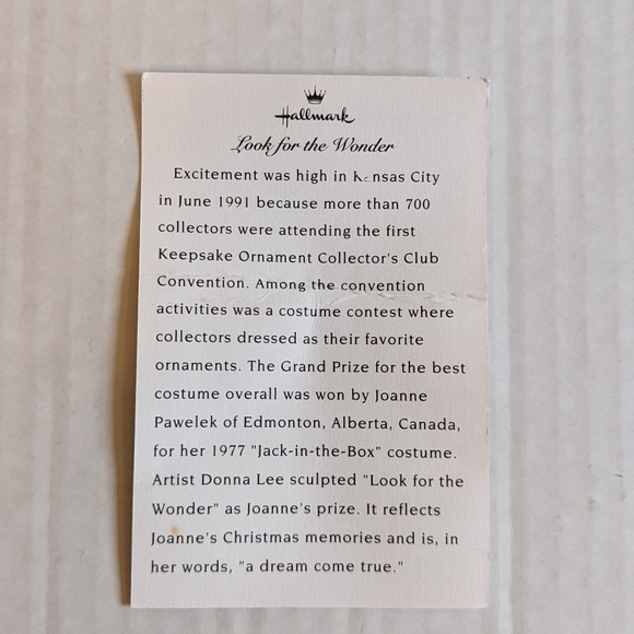 Hallmark Keepsake Ornament Look for the Wonder Advent Calendar 1993 - Picture 8 of 14